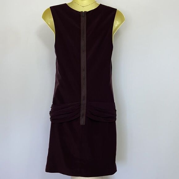 All Saints Dress “Eveline” Twisted Drape Cocoa Mini Dress Sz 0 Excellent… - Picture 7 of 8